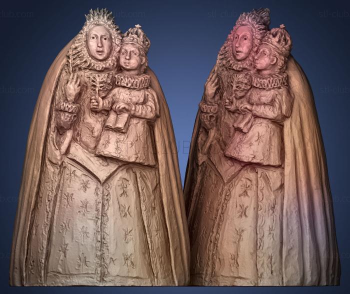 3D model Virgen del Romero (STL)